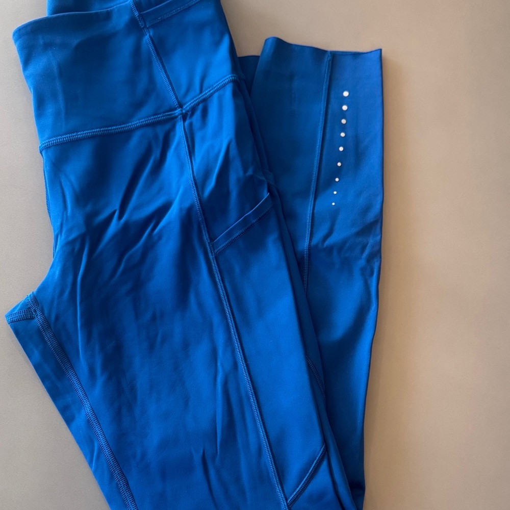 lululemon athletica Bright Blue High-Rise Leggings